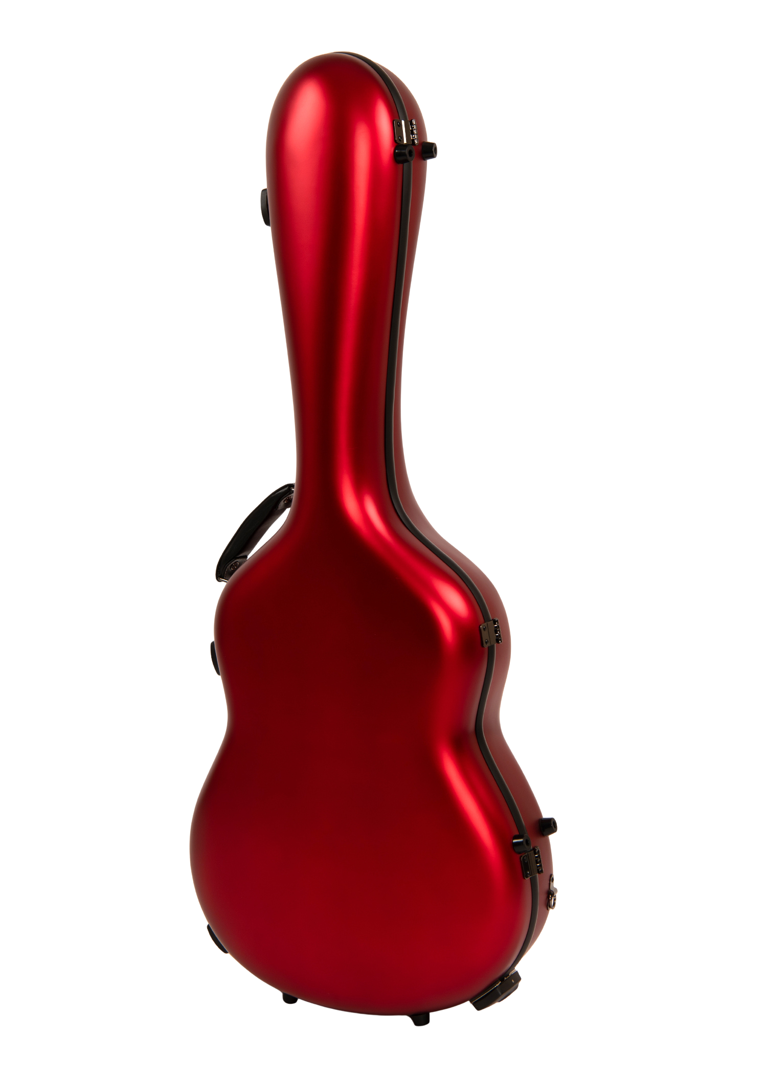 Fiber Glass Alba Guitar Case Red Matte For Classical Guitar Acoustic, Flamenco guitar case