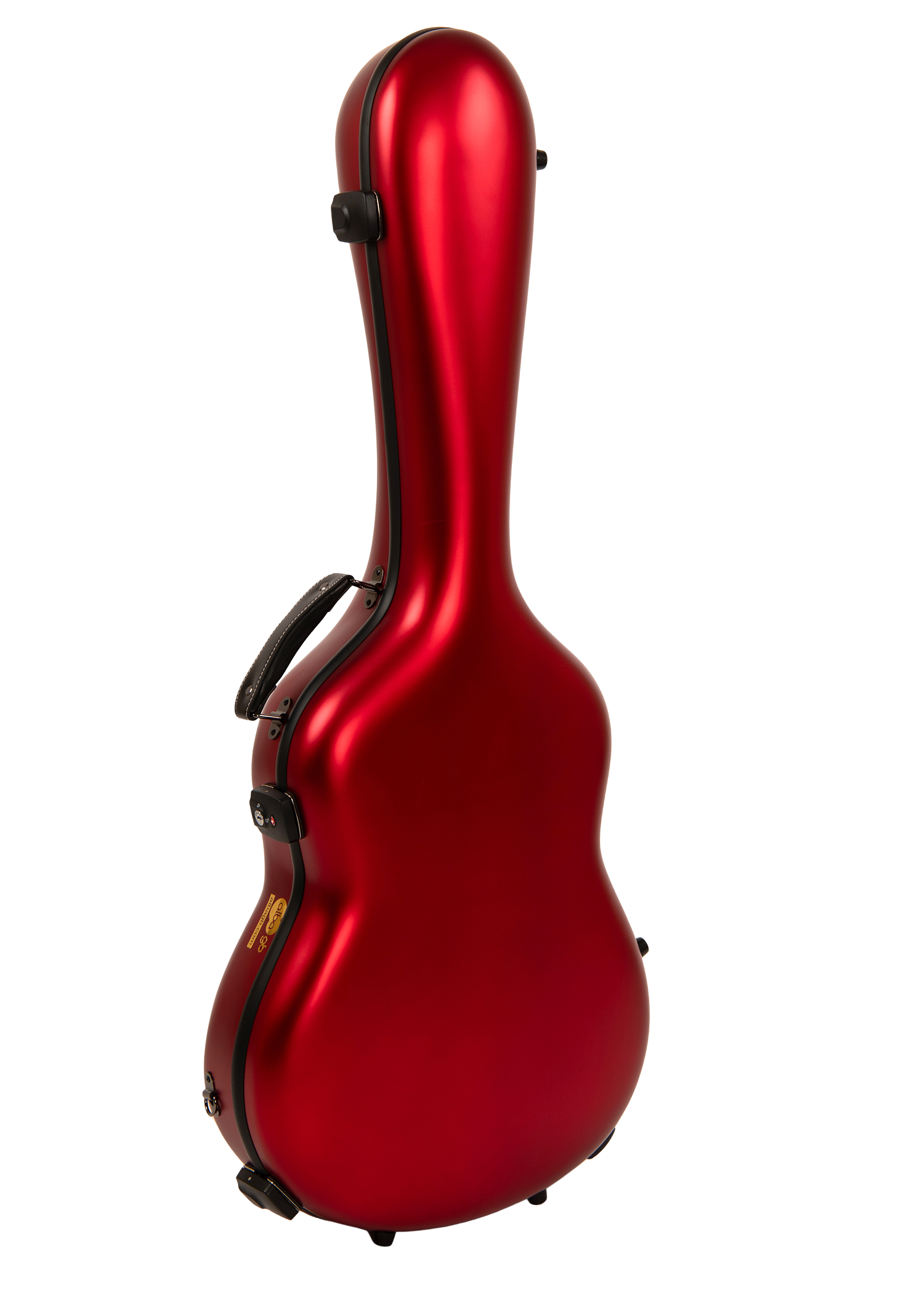 Fiber Glass Alba Guitar Case Red Matte For Classical Guitar Acoustic, Flamenco guitar case