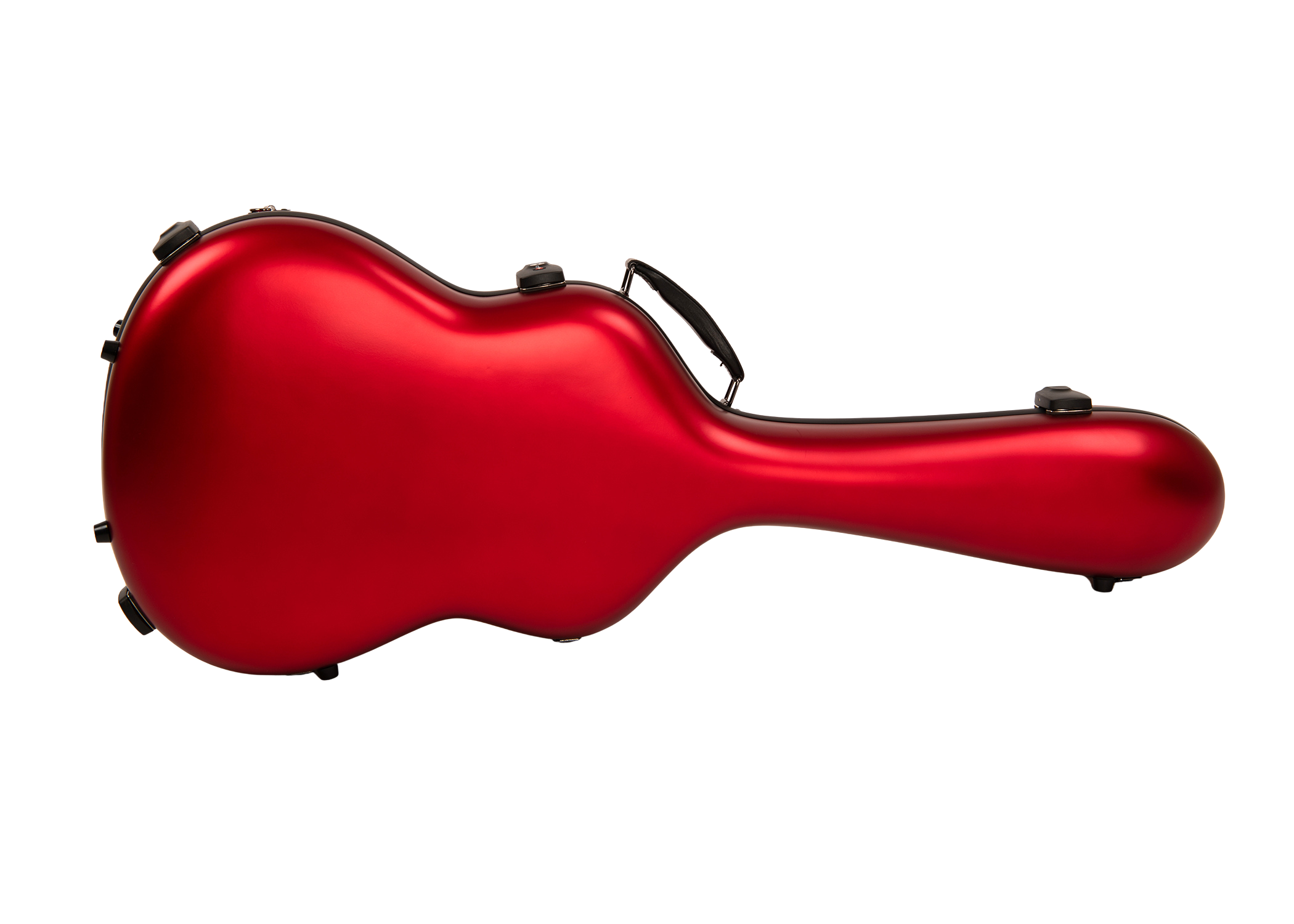Fiber Glass Alba Guitar Case Red Matte For Classical Guitar Acoustic, Flamenco guitar case