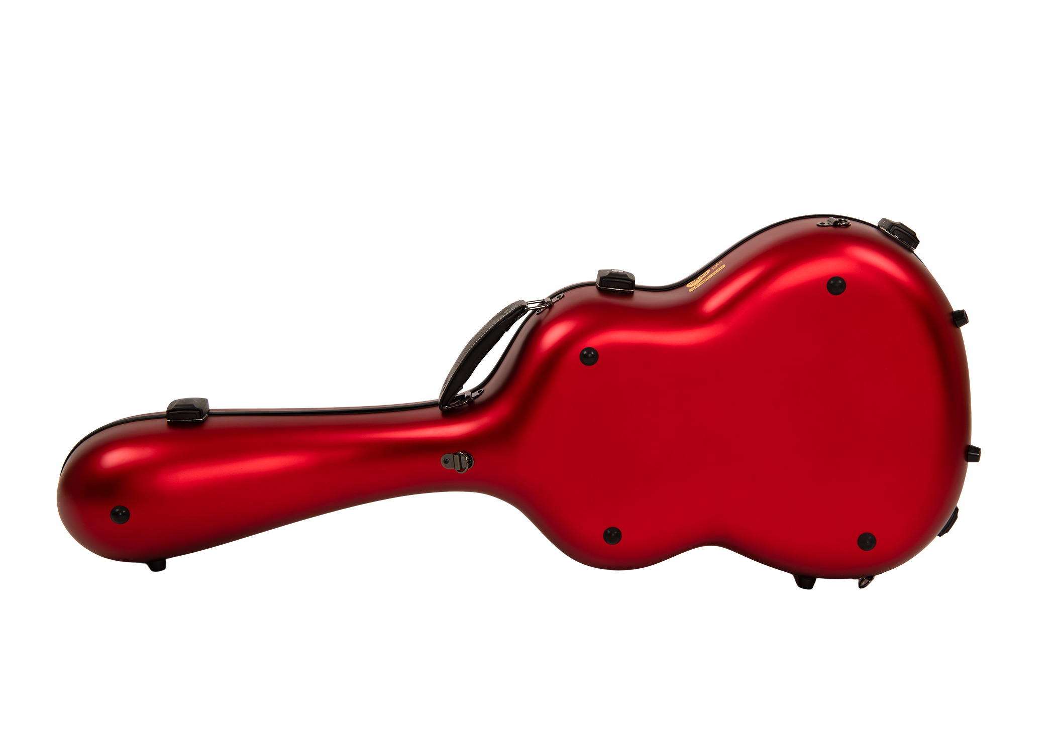 Fiber Glass Alba Guitar Case Red Matte For Classical Guitar Acoustic, Flamenco guitar case