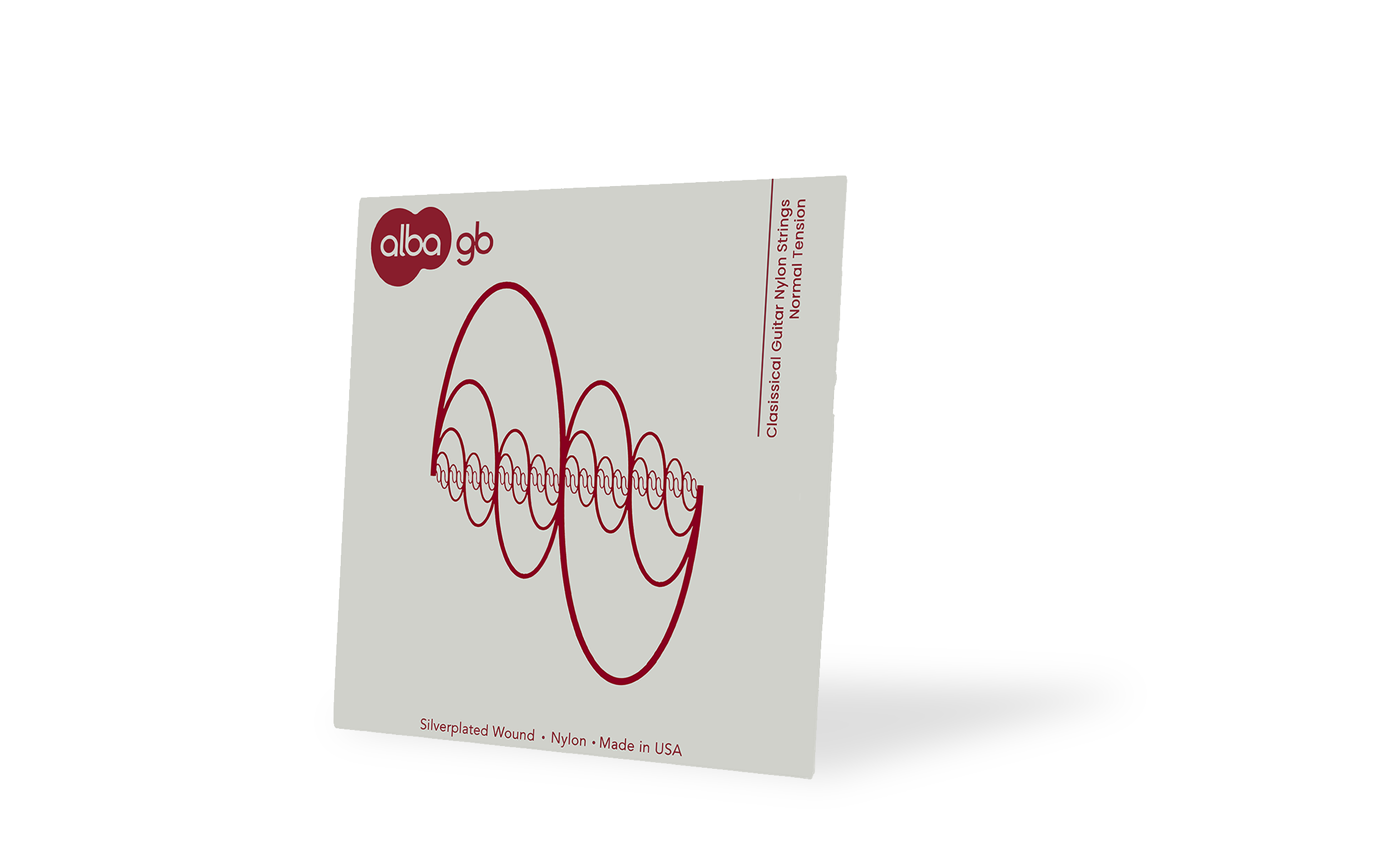 Alba GB – Corde in nylon per chitarra classica – Tensione normale + Bundle con beads nere