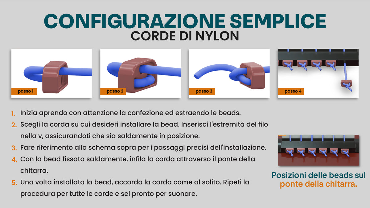 Corde in nylon — Metodo 2
