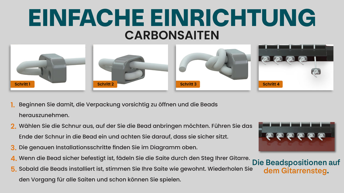 Carbonsaiten — Methode 1