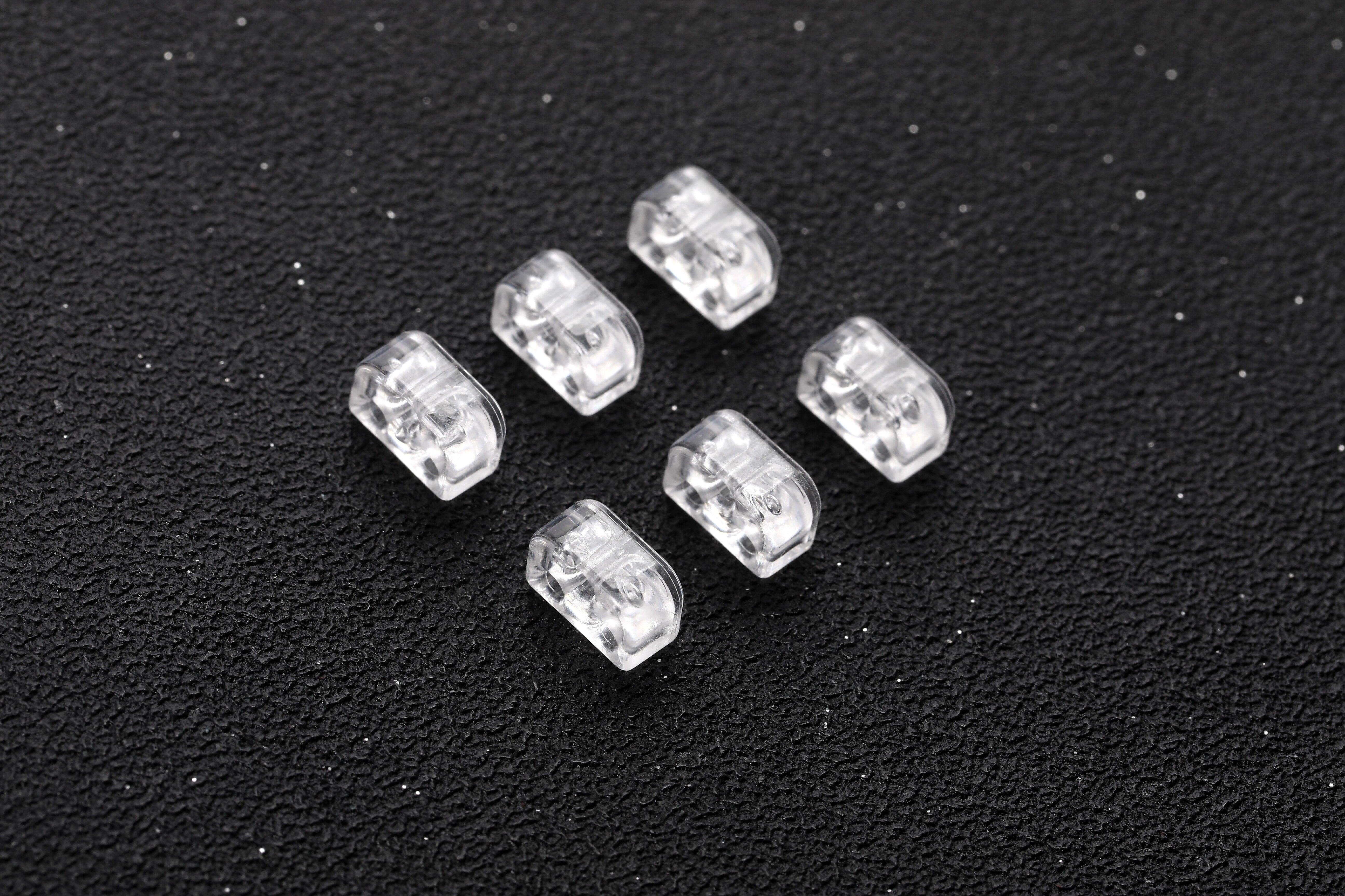 Transparent Gloss Classical Flamenco Acoustic Nylon Guitar Bridge Beads String Tie Blocks - mackazie