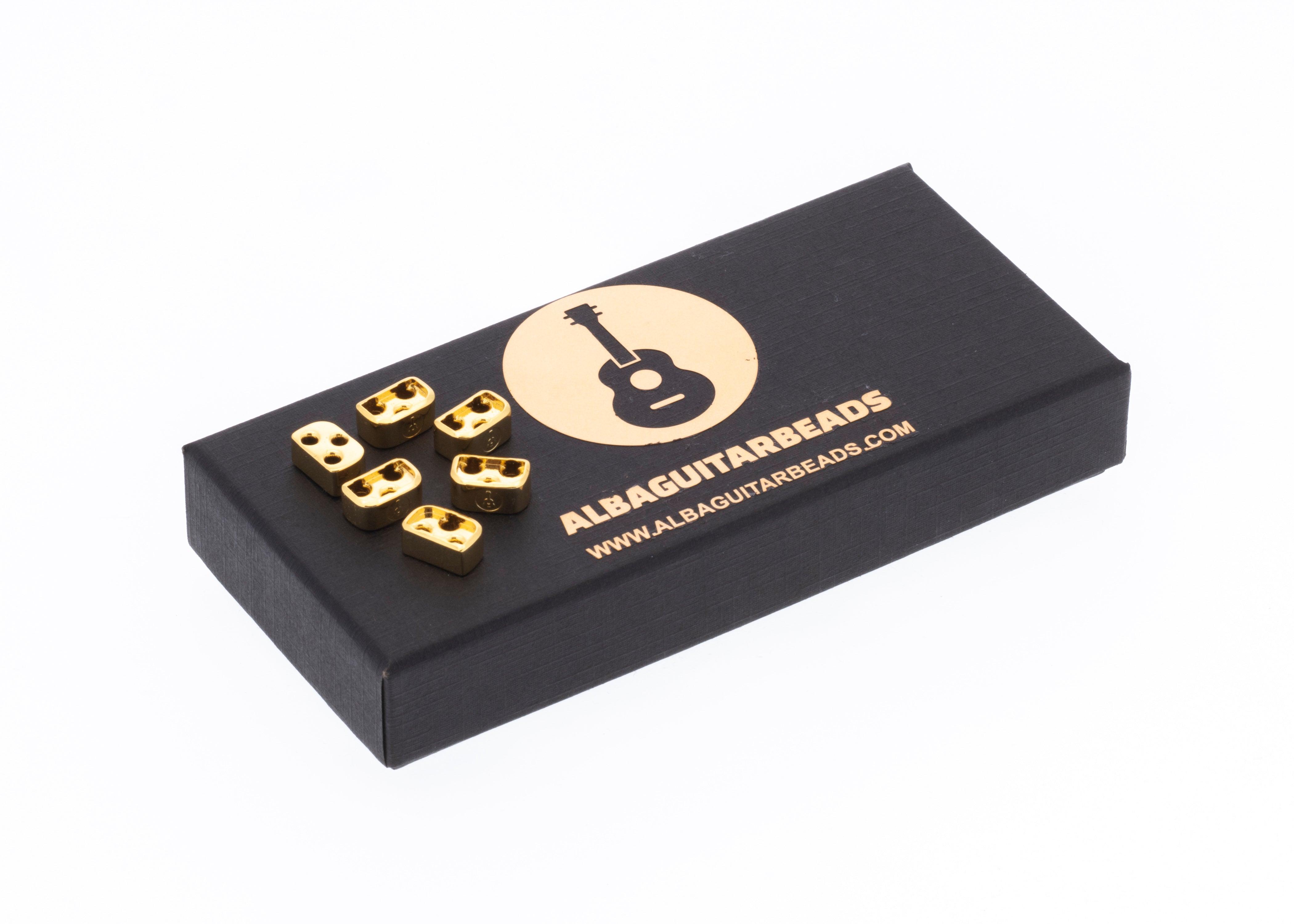 Golden Metal Classical Guitar Flamenco Acoustic Guitar Nylon String Beads - mackazie