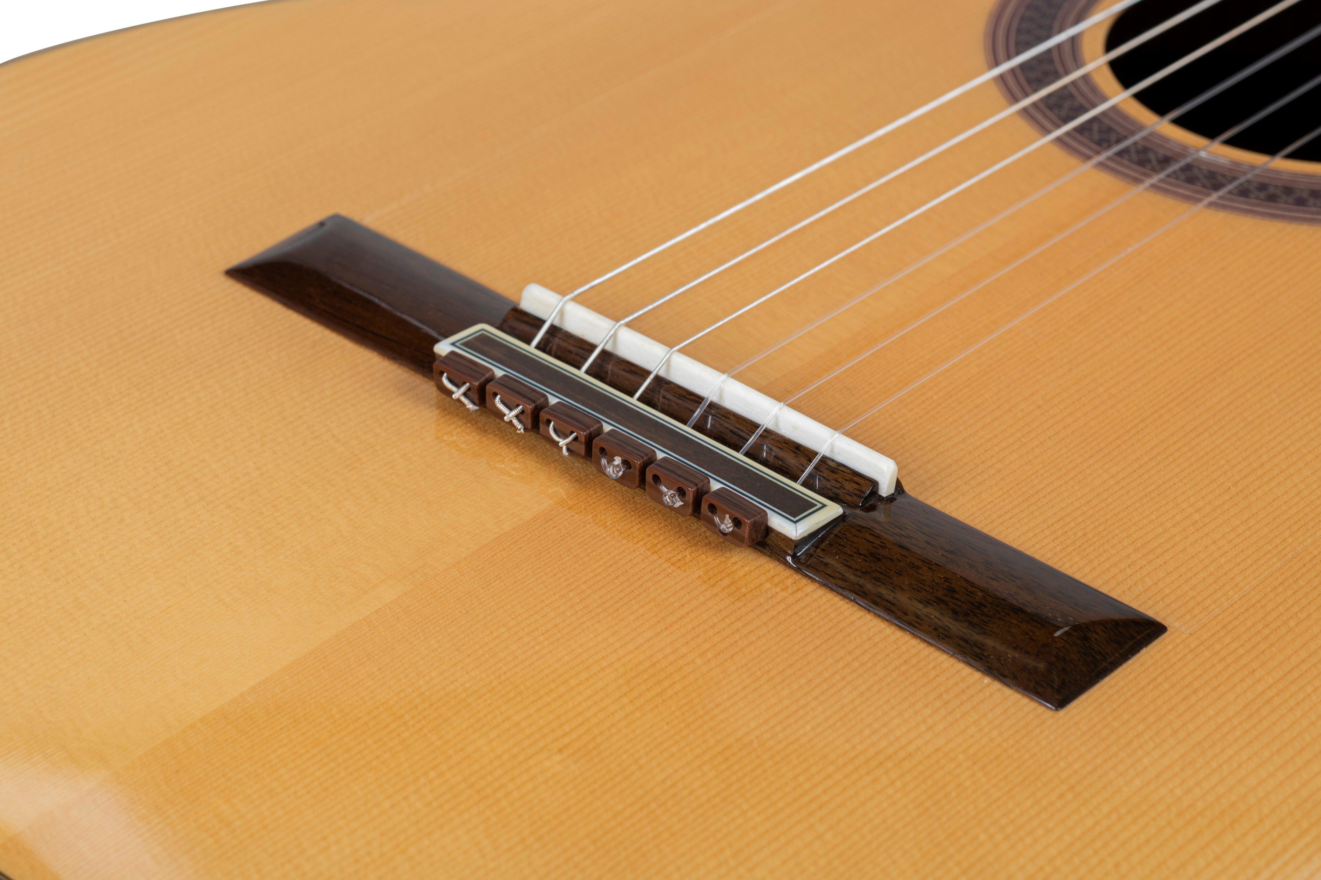 Dark Brown Wood Effect Classical Flamenco Acoustic Nylon Guitar String Beads - mackazie