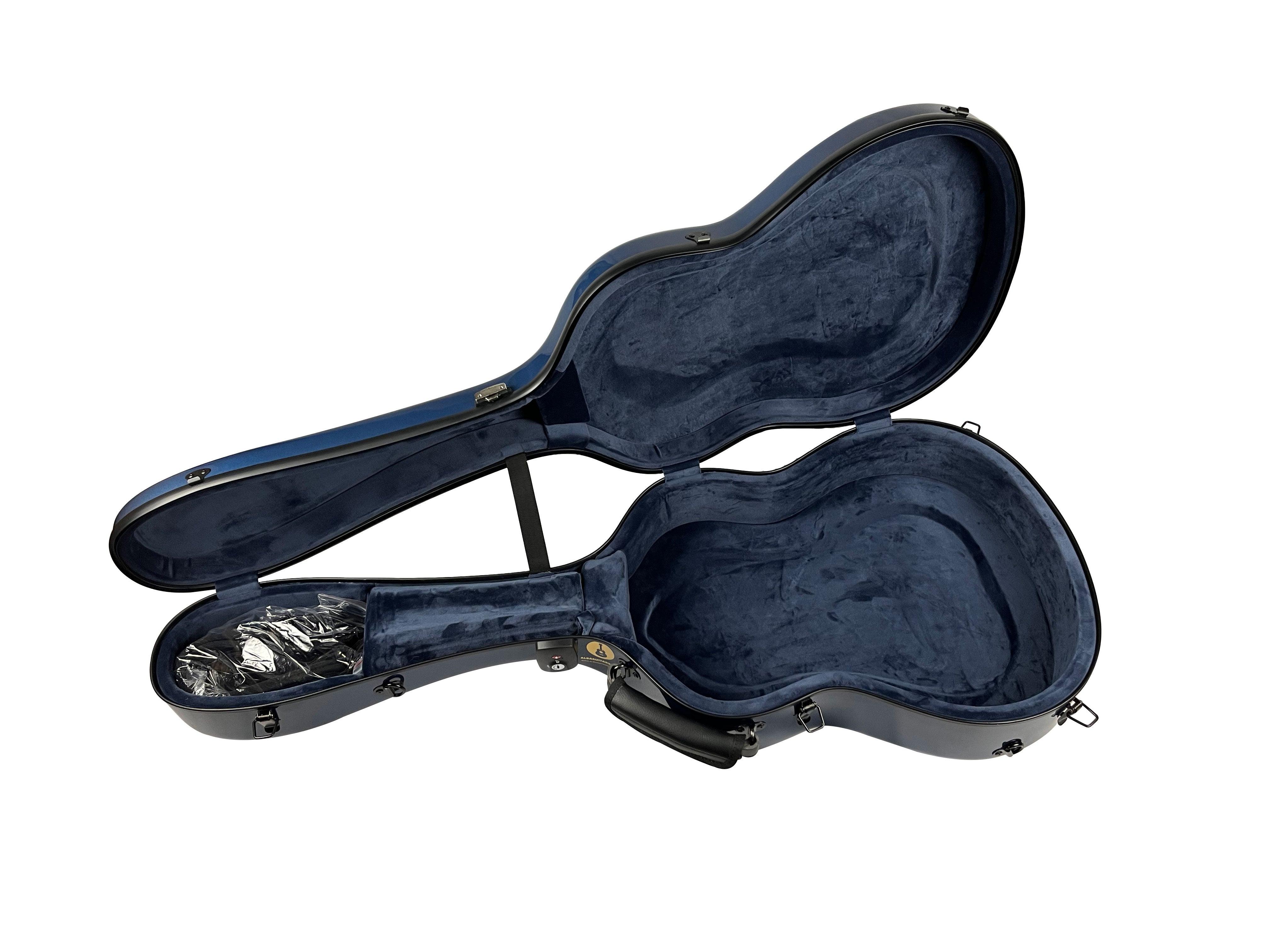 Carbon Alba Guitar Case Blue Gloss for Classical Guitar Acoustic, Flamenco guitar - mackazie