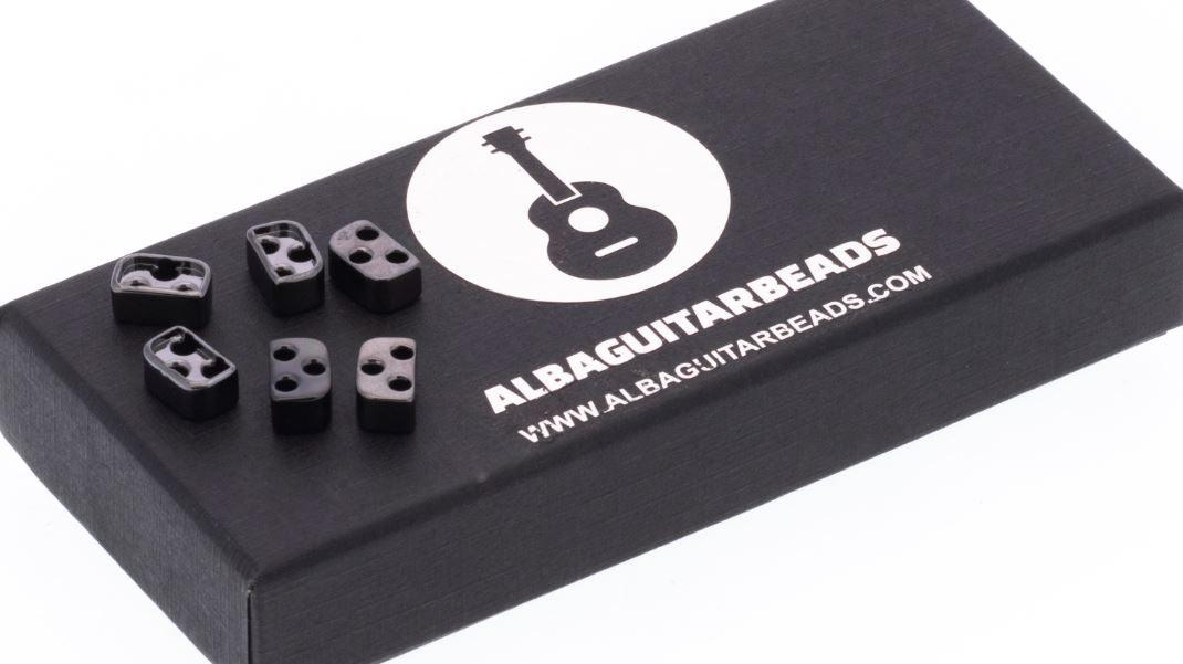 Black Metal Classical Guitar Flamenco Acoustic Guitar Nylon String Beads - mackazie