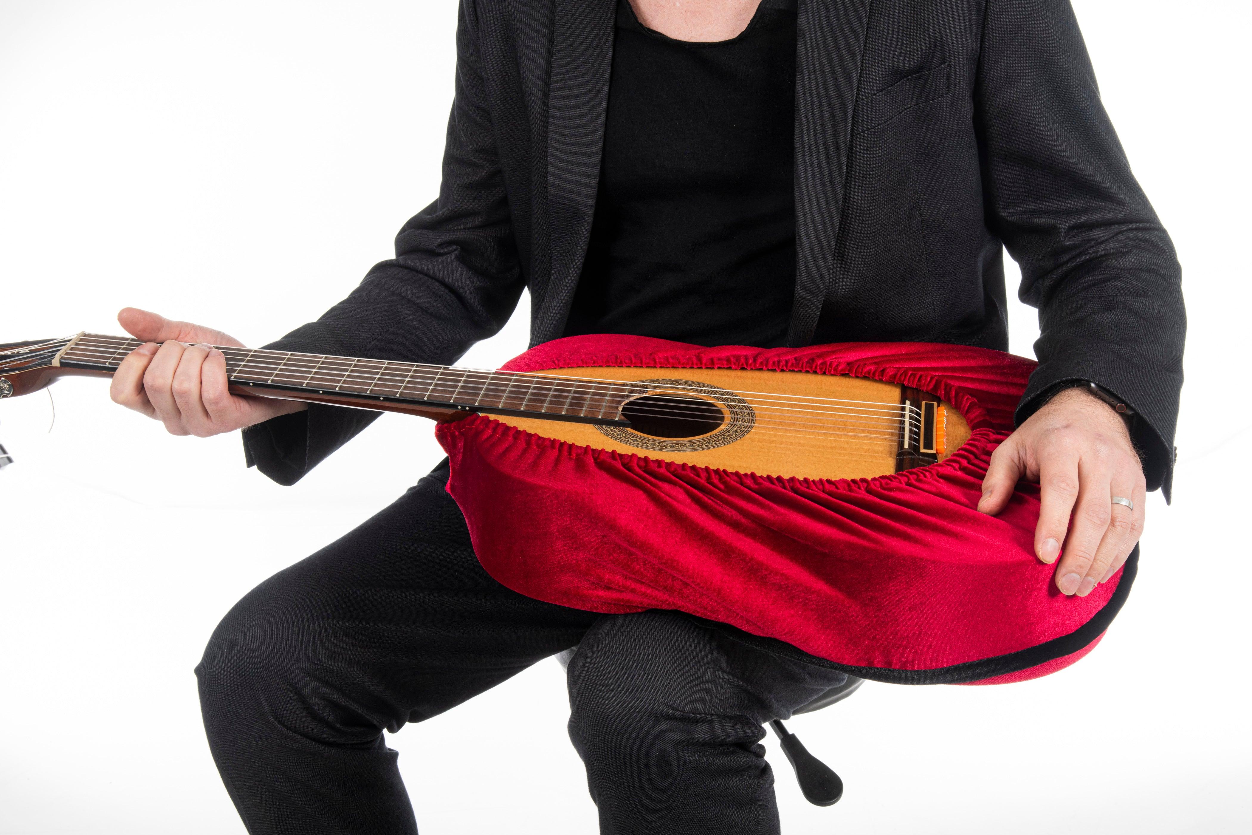Alba Guitar Dust Cover - Protective wrapper for classical, acoustic and electric guitars - mackazie