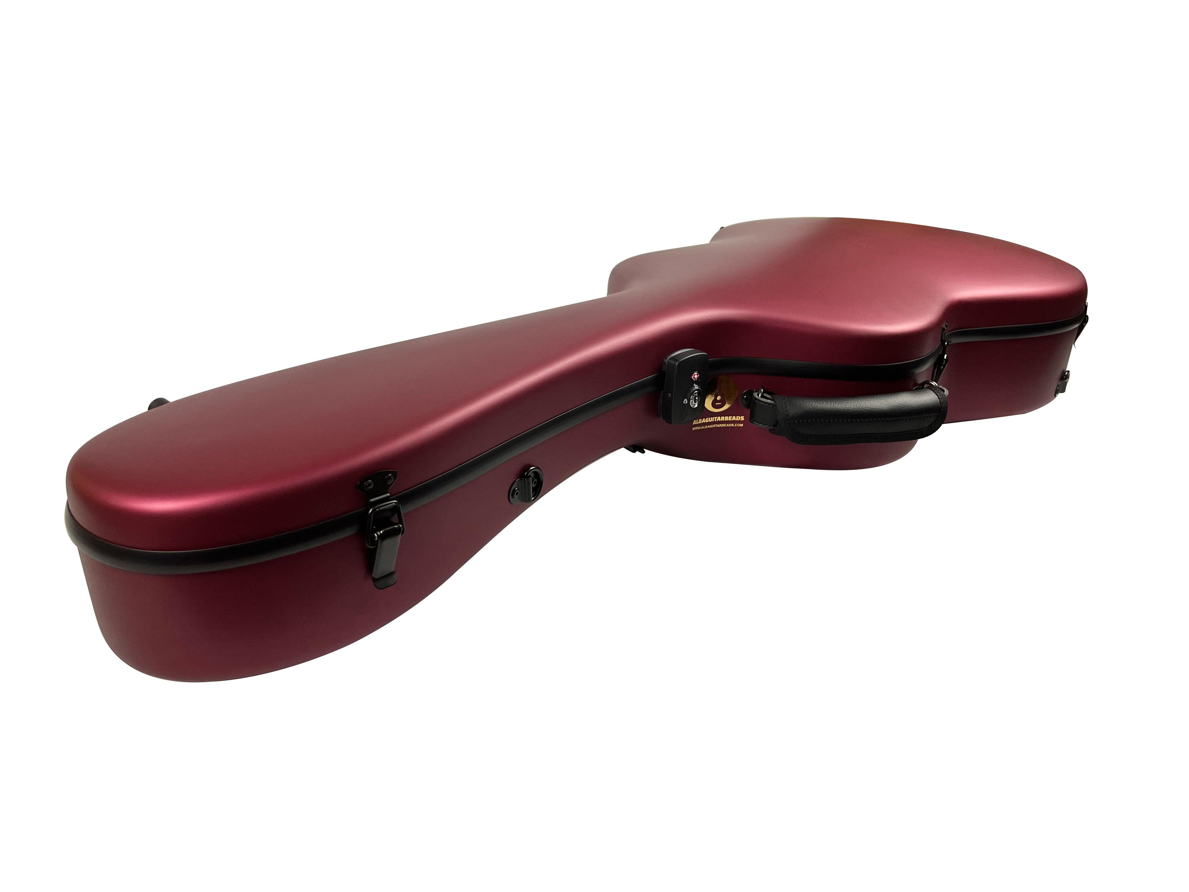 Carbon Case for Classical Guitar Acoustic, Flamenco guitar, Red Matte - mackazie