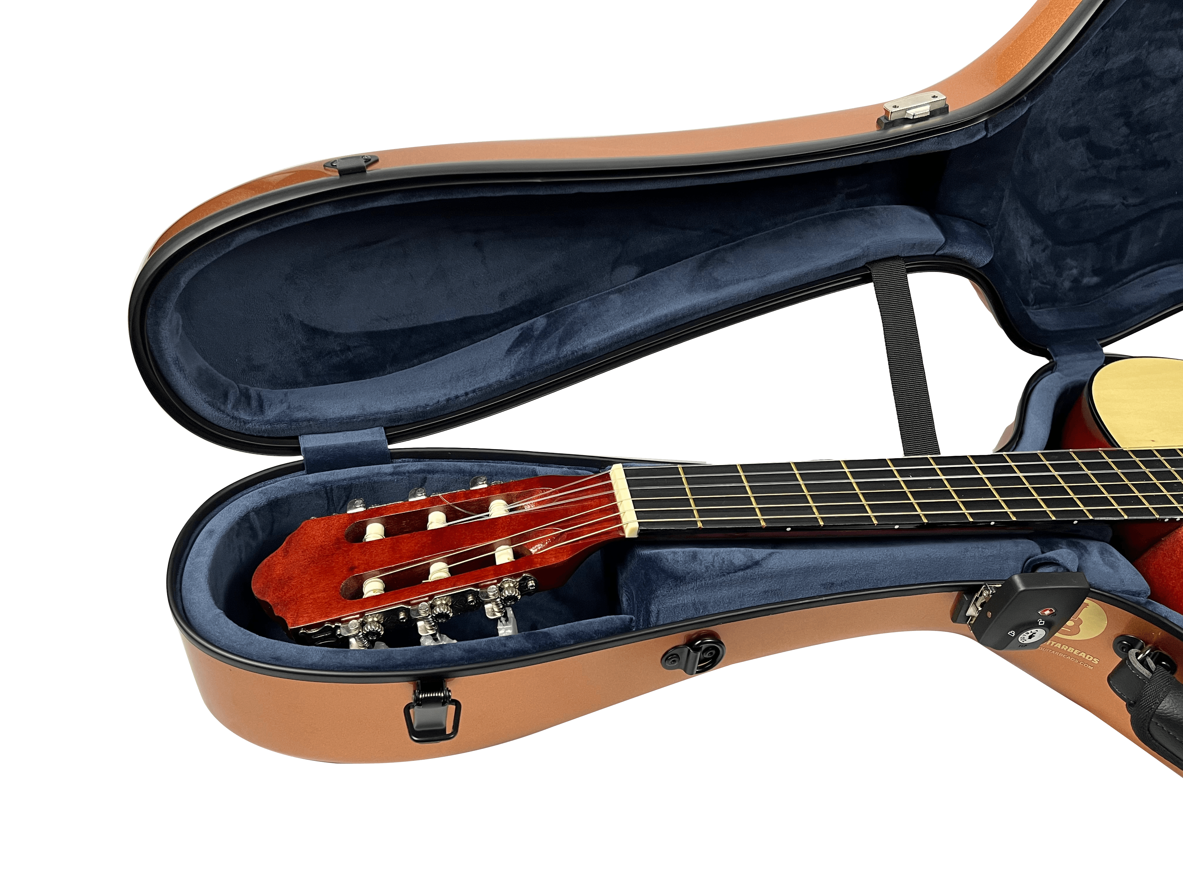 Carbon Case for Classical Guitar Acoustic, Flamenco guitar, Gold Matte - mackazie